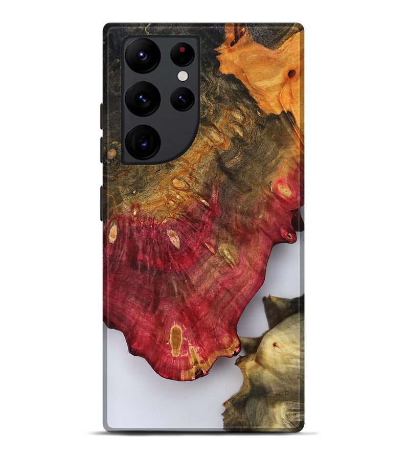 Galaxy S22 Ultra Wood Live Edge Phone Case - Heidy (Clear, 809287)