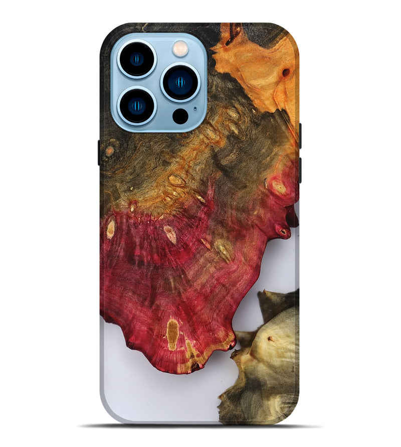 iPhone 14 Pro Max Wood Live Edge Phone Case - Heidy (Clear, 809287)