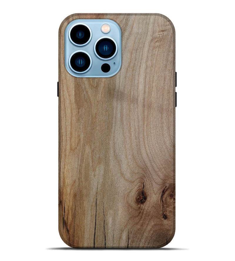 iPhone 14 Pro Max Wood Live Edge Phone Case - Yolanda (Wood Burl, 809288)