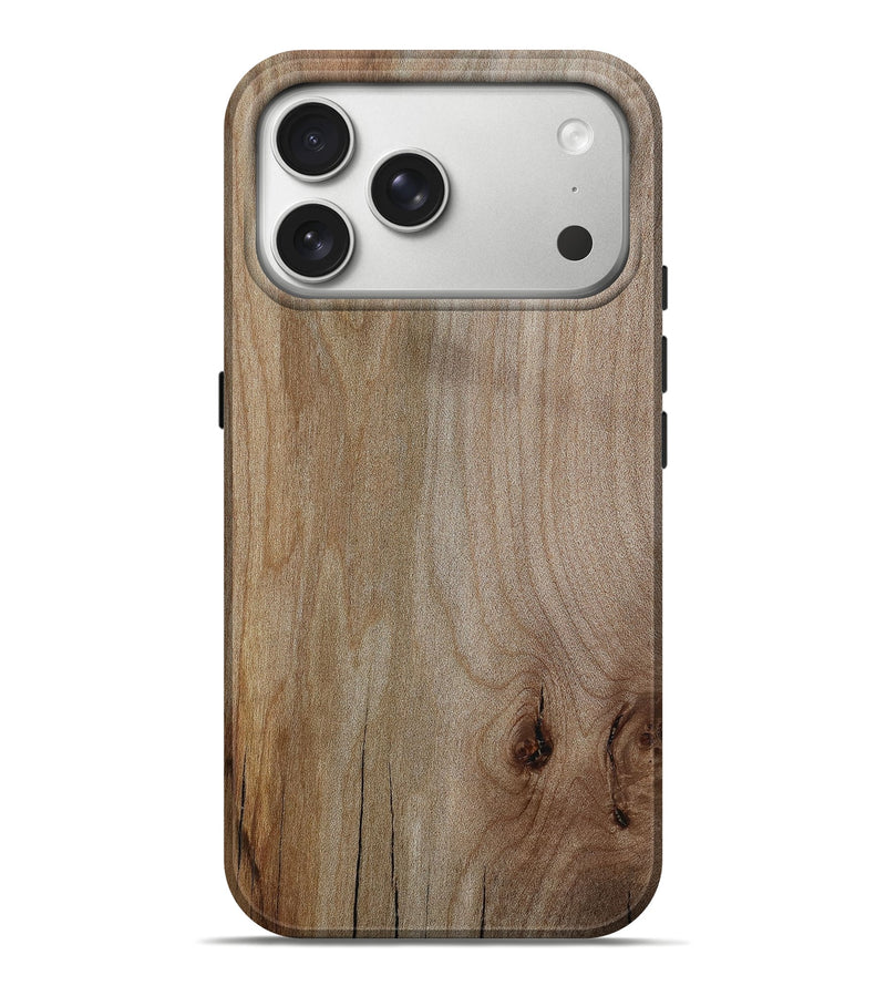 iPhone 17 Pro Max Wood Live Edge Phone Case - Yolanda (Wood Burl, 809288)