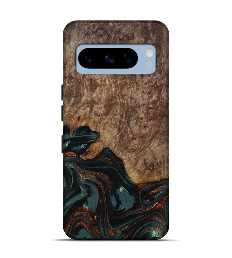 Pixel 8 Pro Wood Live Edge Phone Case - Jaliyah (Green, 809290)