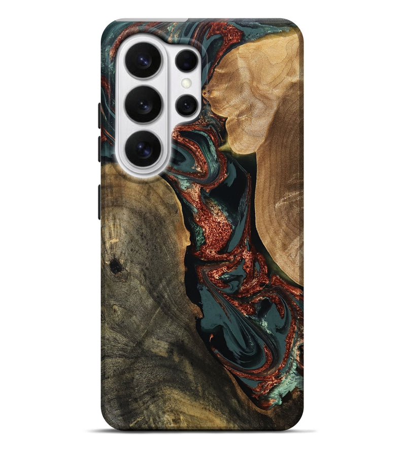 Galaxy S26 Ultra Wood Live Edge Phone Case - Taliyah (Green, 809291)
