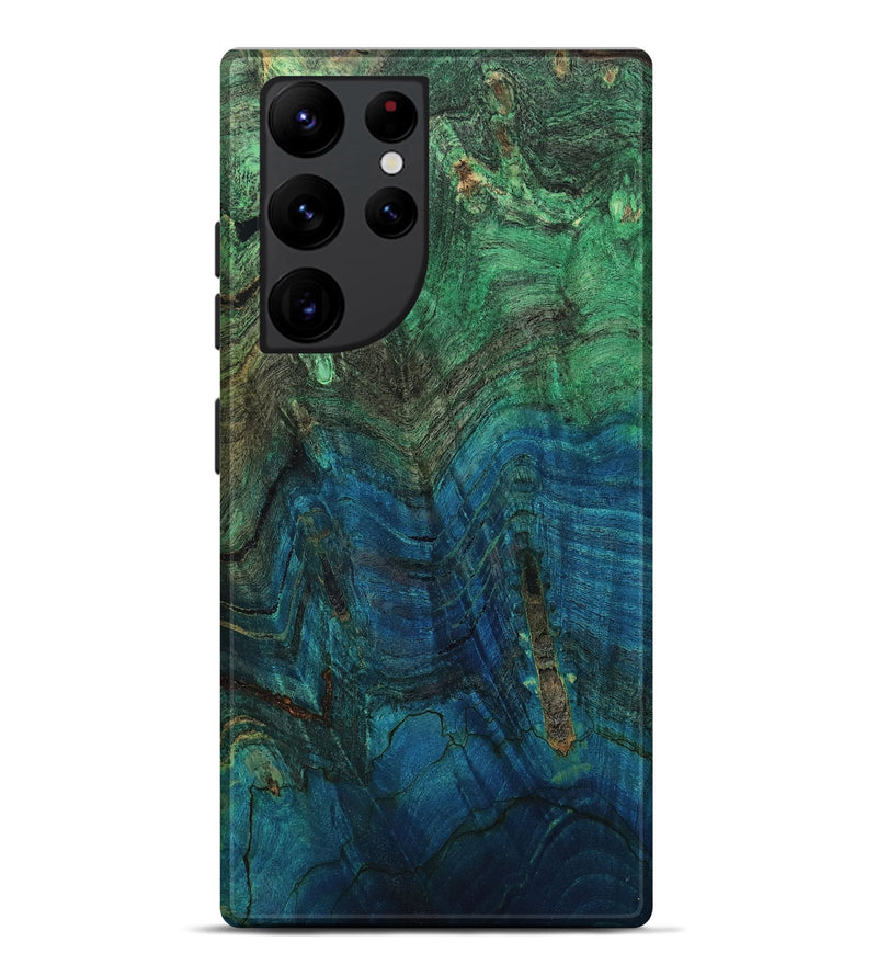 Galaxy S22 Ultra Wood Live Edge Phone Case - Bridget (Double Dyed, 809296)