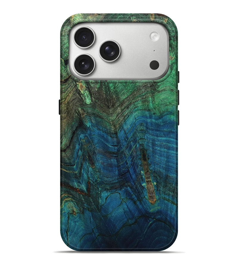 iPhone 17 Pro Max Wood Live Edge Phone Case - Bridget (Double Dyed, 809296)