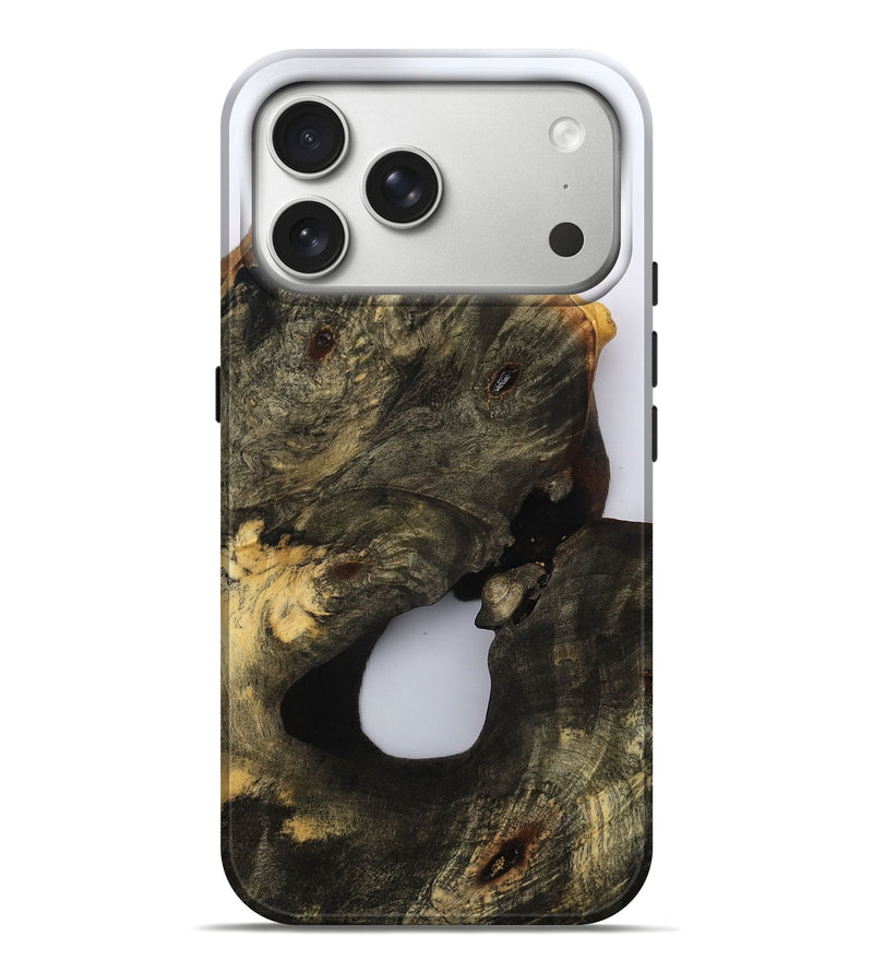 iPhone 17 Pro Max Wood Live Edge Phone Case - Dominik (Clear, 809300)
