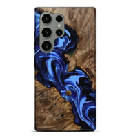 Galaxy S24 Ultra Wood Live Edge Phone Case - Keri (Blue, 809303)