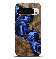 Pixel 10 Pro XL Wood Live Edge Phone Case - Keri (Blue, 809303)