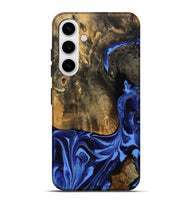 Galaxy S25 Plus Wood Live Edge Phone Case - Aylani (Blue, 809307)