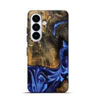 Galaxy S26 Wood Live Edge Phone Case - Aylani (Blue, 809307)