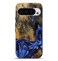 Pixel 10 Pro XL Wood Live Edge Phone Case - Aylani (Blue, 809307)