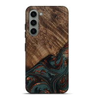 Galaxy S23 Plus Wood Live Edge Phone Case - Melissa (Red, 809309)