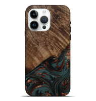 iPhone 15 Pro Max Wood Live Edge Phone Case - Melissa (Red, 809309)