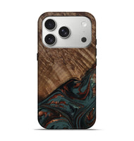 iPhone 17 Pro Wood Live Edge Phone Case - Melissa (Red, 809309)
