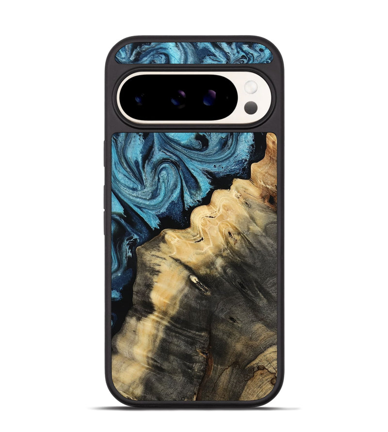 Pixel 9 Pro Wood Phone Case - Verdie (Blue, 809312)