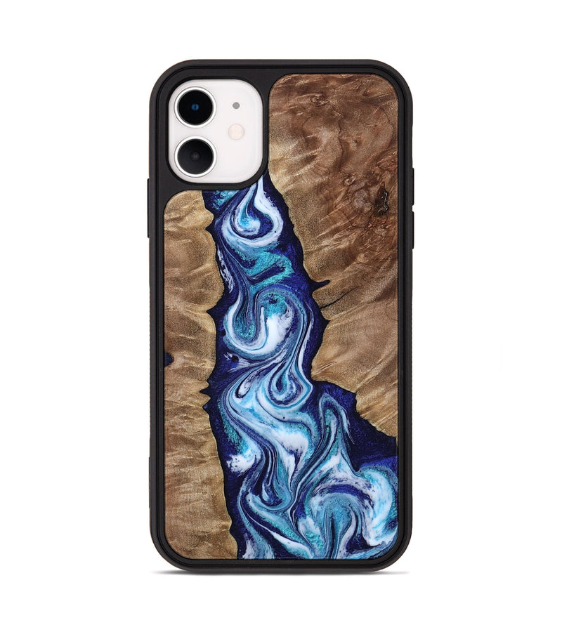 iPhone 11 Wood Phone Case - Azul (Blue, 809313)