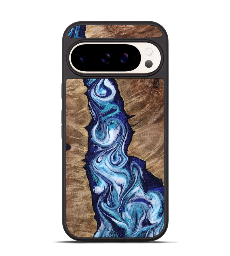Pixel 9 Pro Wood Phone Case - Azul (Blue, 809313)