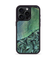 iPhone 15 Pro Wood Phone Case - Paola (Green, 809315)