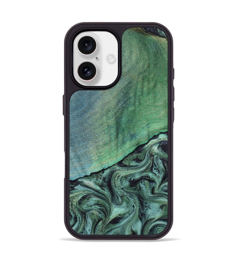 iPhone 17 Wood Phone Case - Paola (Green, 809315)