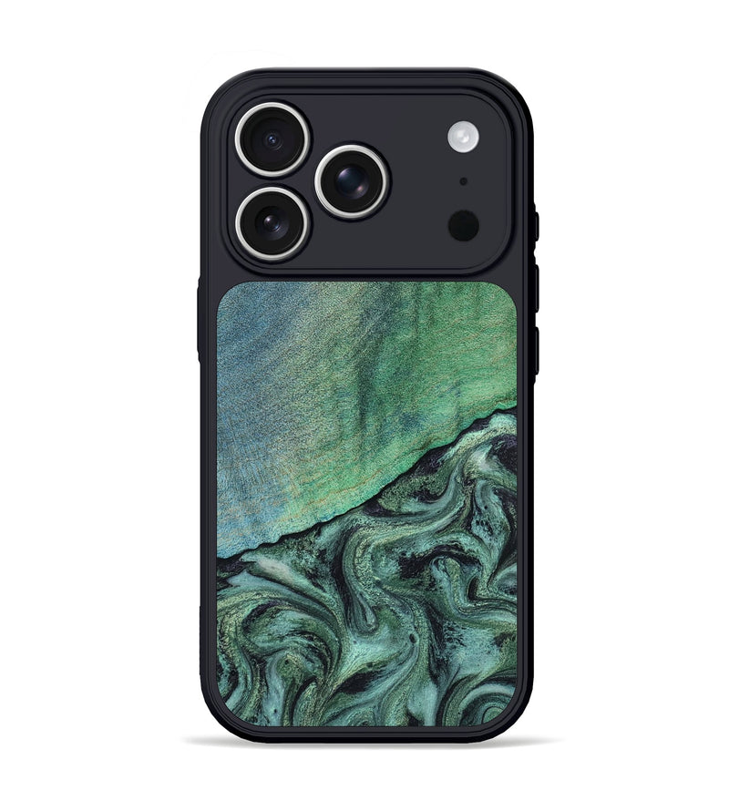 iPhone 17 Pro Wood Phone Case - Paola (Green, 809315)