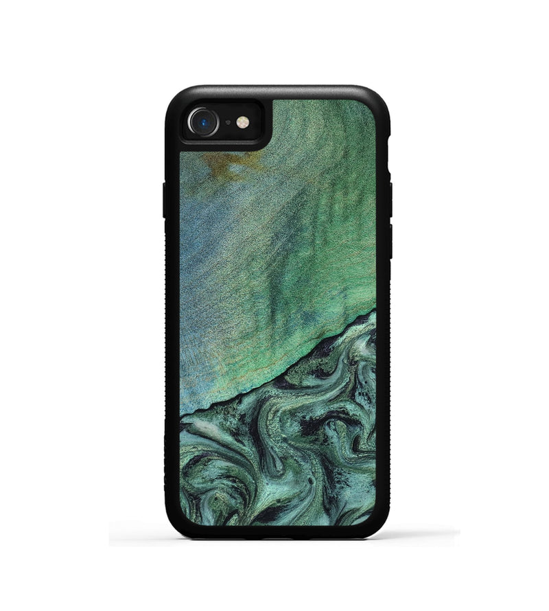 iPhone SE Wood Phone Case - Paola (Green, 809315)