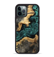 iPhone 12 Pro Max Wood Phone Case - Sommer (Green, 809316)
