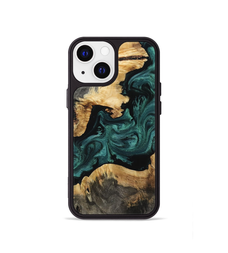 iPhone 13 mini Wood Phone Case - Sommer (Green, 809316)