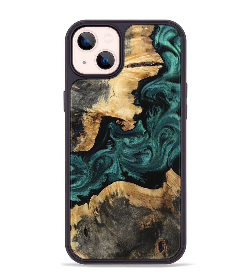 iPhone 14 Plus Wood Phone Case - Sommer (Green, 809316)