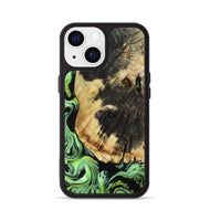 iPhone 13 Wood Phone Case - Robert (Green, 809317)