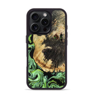 iPhone 16 Pro Wood Phone Case - Robert (Green, 809317)
