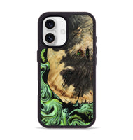 iPhone 17 Wood Phone Case - Robert (Green, 809317)