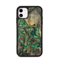 iPhone 11 Wood Phone Case - Eliel (Green, 809318)