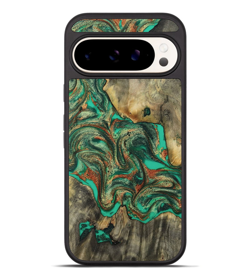 Pixel 10 Pro XL Wood Phone Case - Eliel (Green, 809318)