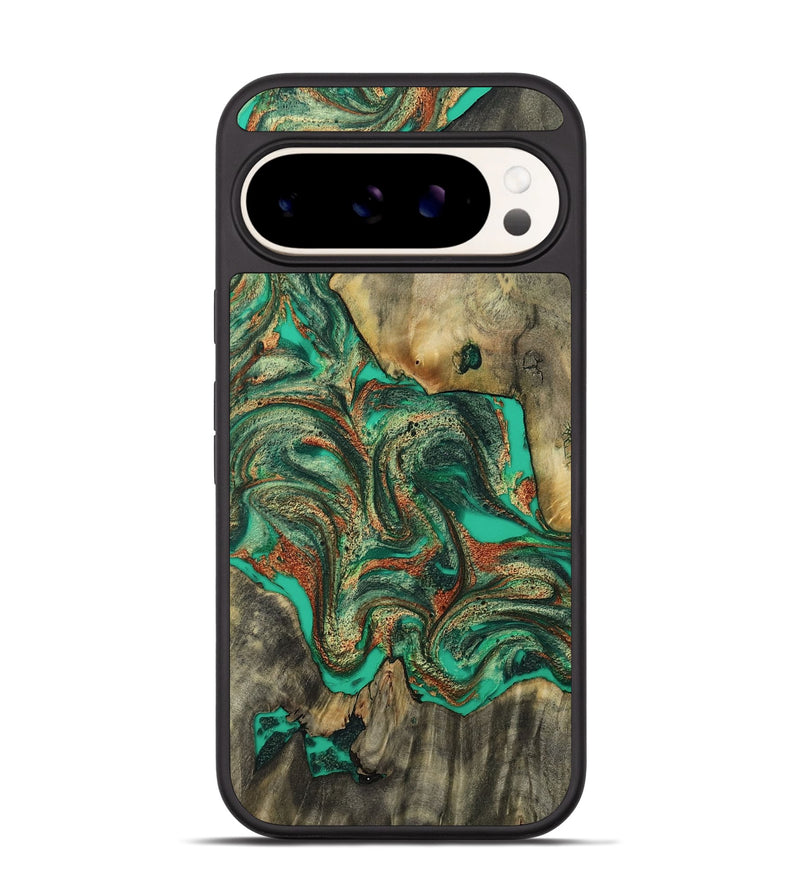 Pixel 9 Pro Wood Phone Case - Eliel (Green, 809318)