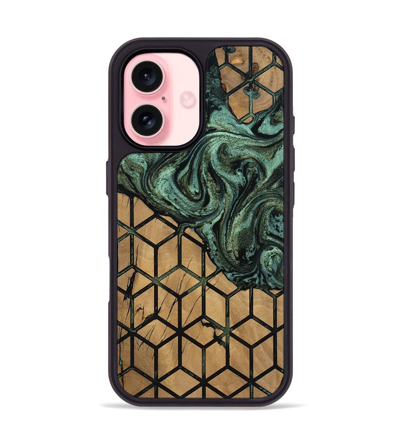 iPhone 16 Wood Phone Case - Kayce (Pattern, 809319)