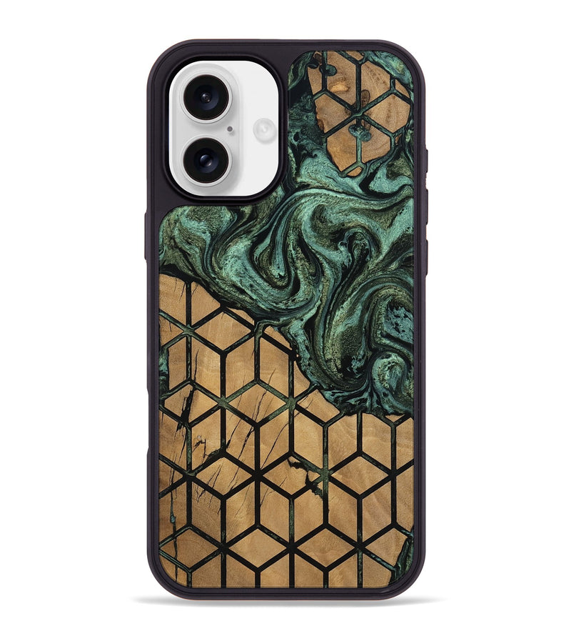 iPhone 16 Plus Wood Phone Case - Kayce (Pattern, 809319)