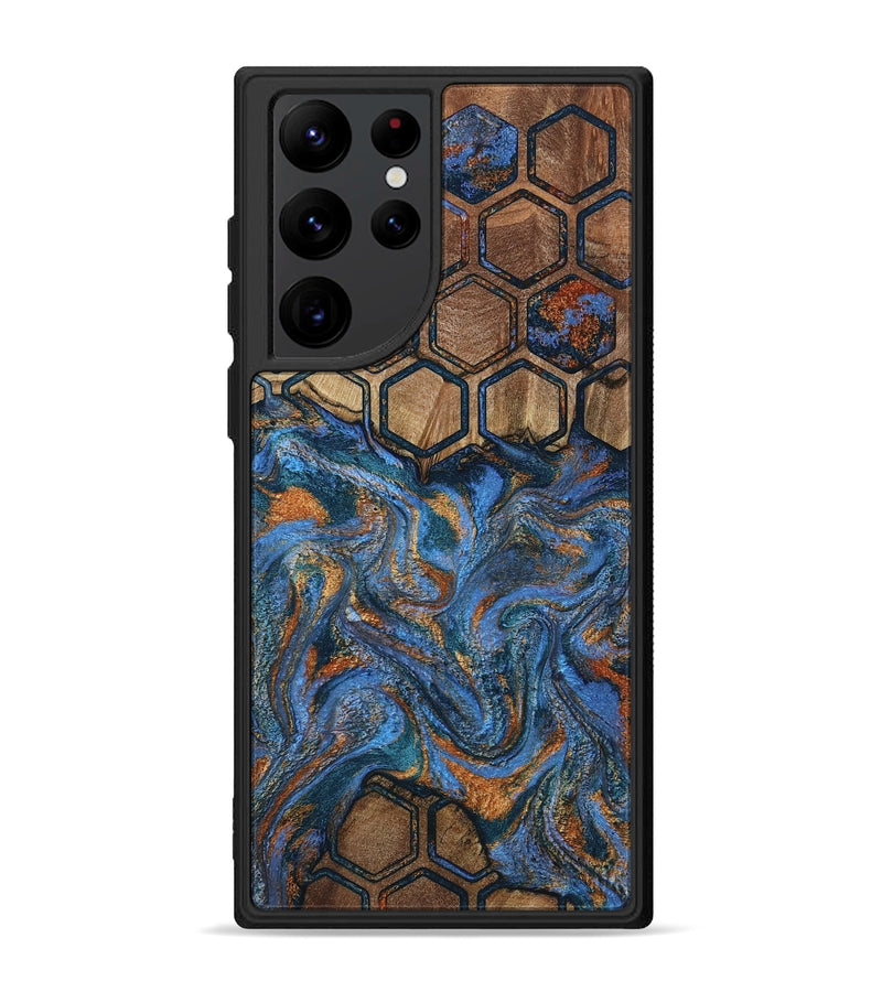 Galaxy S22 Ultra Wood Phone Case - Alfreda (Pattern, 809322)