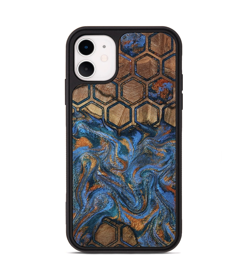 iPhone 11 Wood Phone Case - Alfreda (Pattern, 809322)