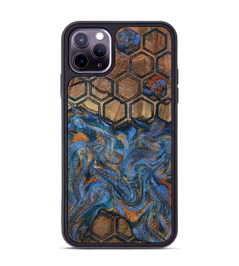 iPhone 11 Pro Max Wood Phone Case - Alfreda (Pattern, 809322)