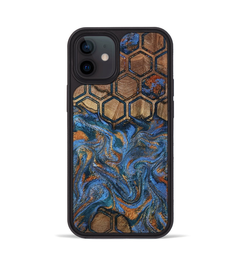 iPhone 12 Wood Phone Case - Alfreda (Pattern, 809322)