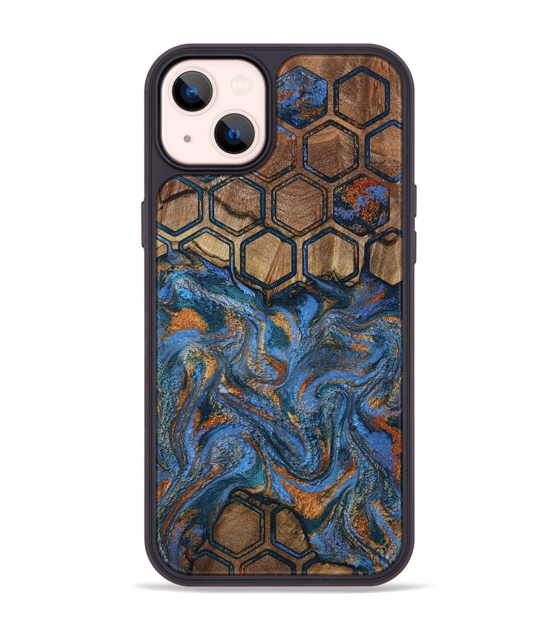 iPhone 14 Plus Wood Phone Case - Alfreda (Pattern, 809322)