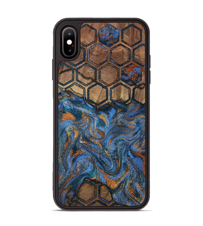 iPhone Xs Max Wood Phone Case - Alfreda (Pattern, 809322)