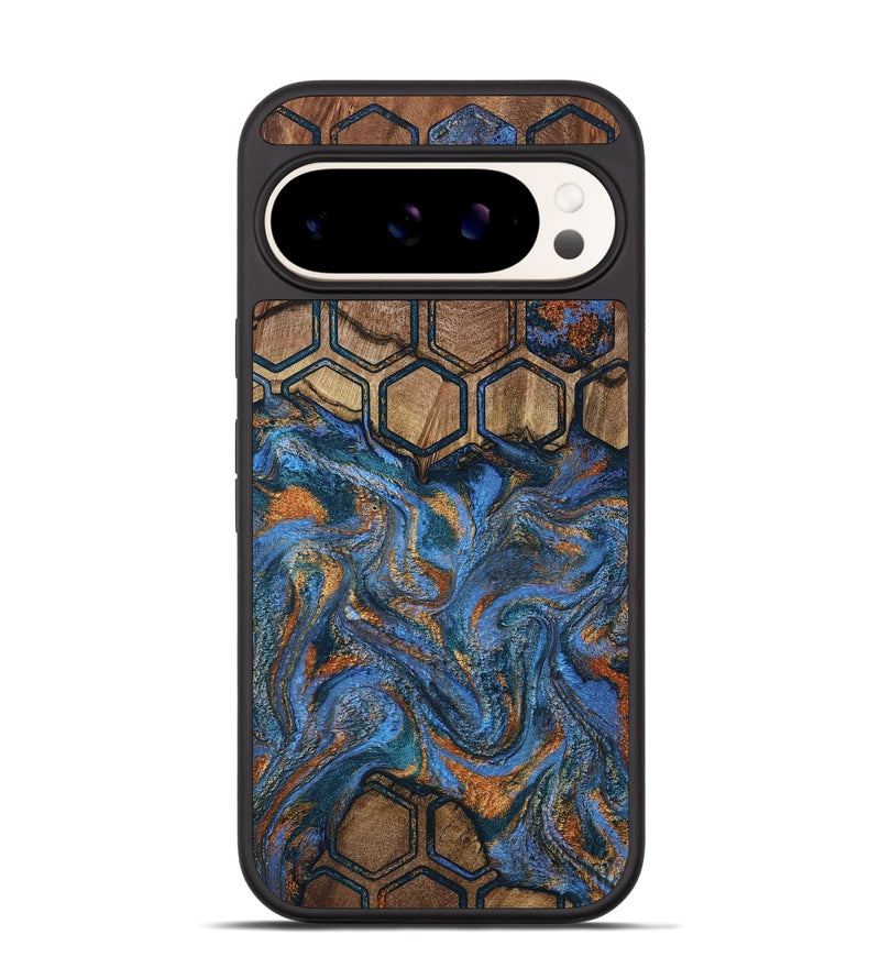 Pixel 9 Pro Wood Phone Case - Alfreda (Pattern, 809322)