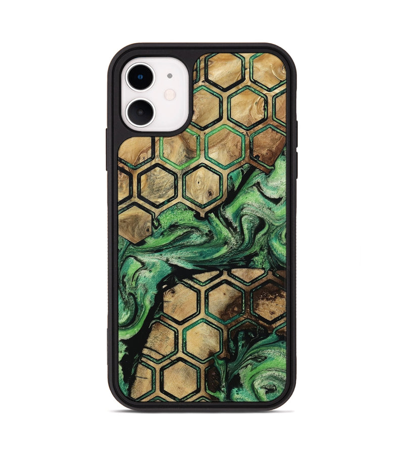 iPhone 11 Wood Phone Case - Juwan (Pattern, 809323)