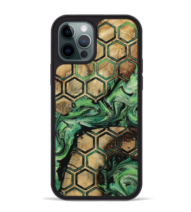 iPhone 12 Pro Max Wood Phone Case - Juwan (Pattern, 809323)