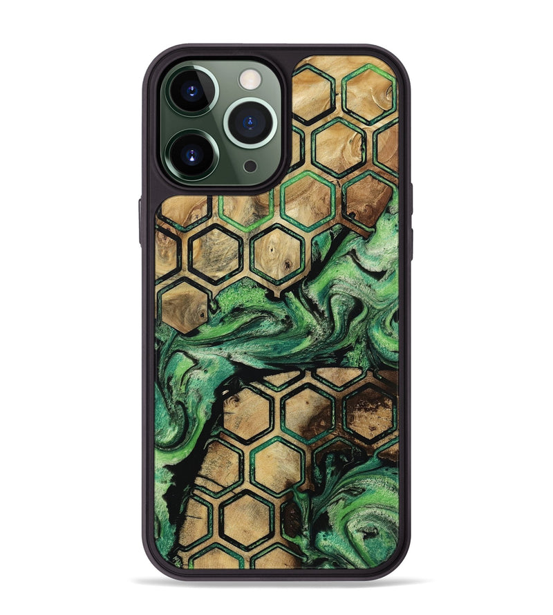 iPhone 13 Pro Max Wood Phone Case - Juwan (Pattern, 809323)