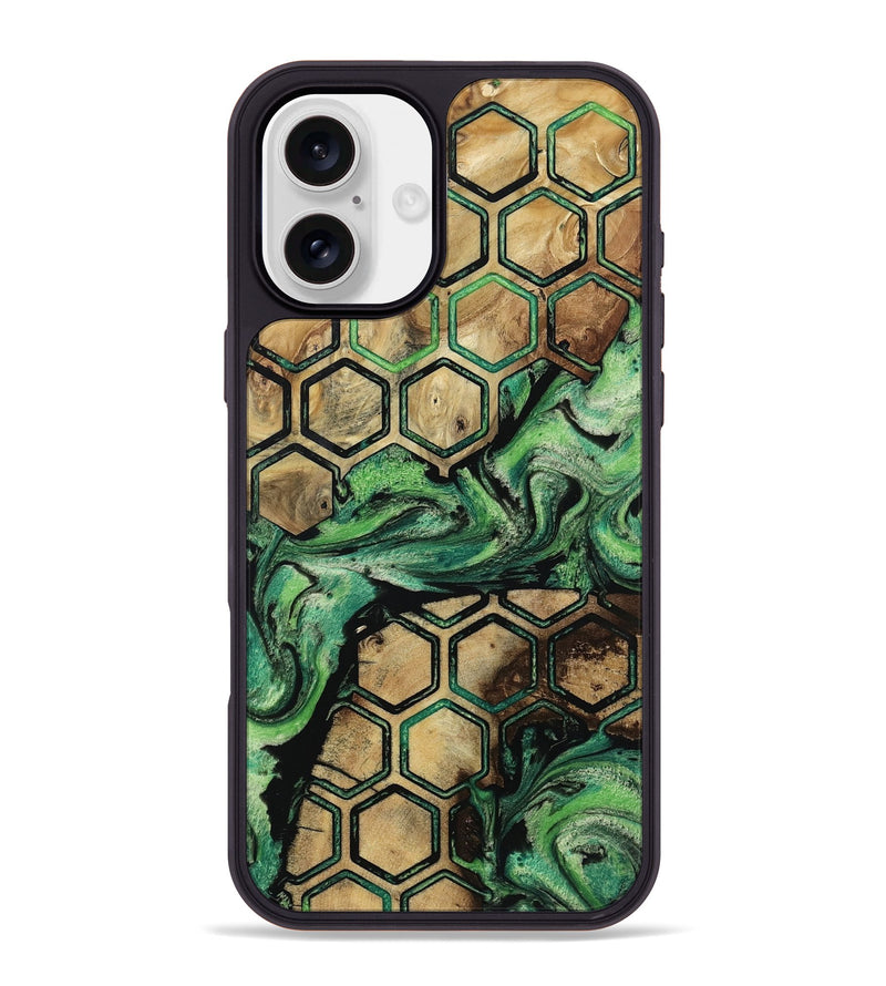 iPhone 16 Plus Wood Phone Case - Juwan (Pattern, 809323)