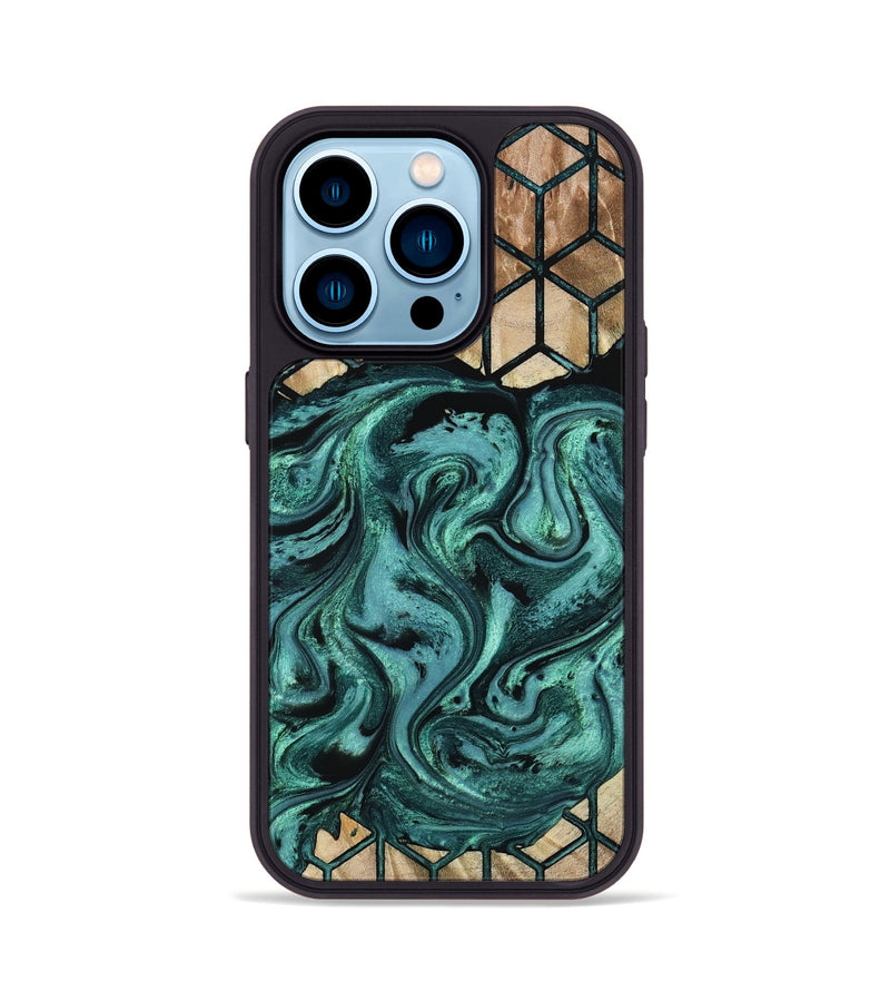 iPhone 14 Pro Wood Phone Case - Oswaldo (Pattern, 809324)