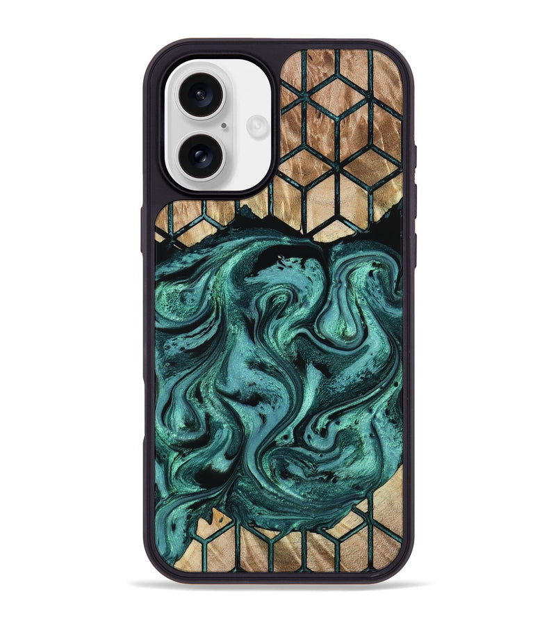 iPhone 16 Plus Wood Phone Case - Oswaldo (Pattern, 809324)