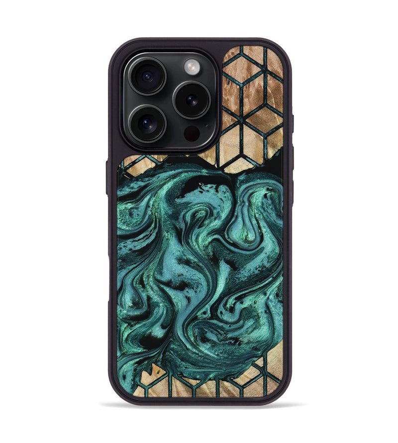 iPhone 16 Pro Wood Phone Case - Oswaldo (Pattern, 809324)