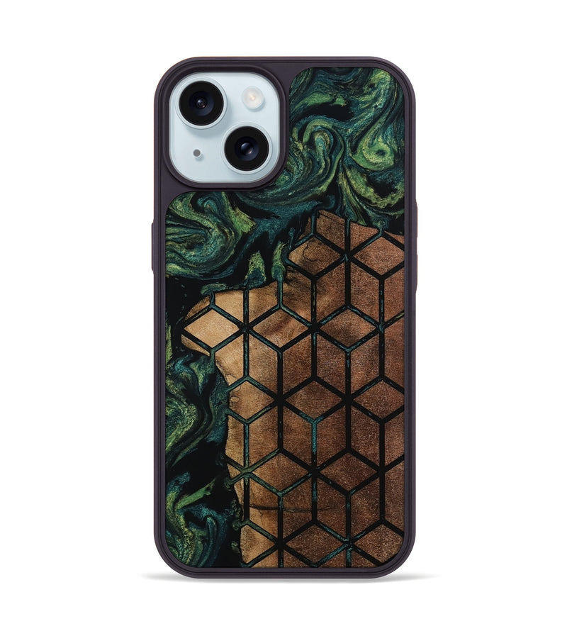 iPhone 15 Wood Phone Case - Terence (Pattern, 809325)